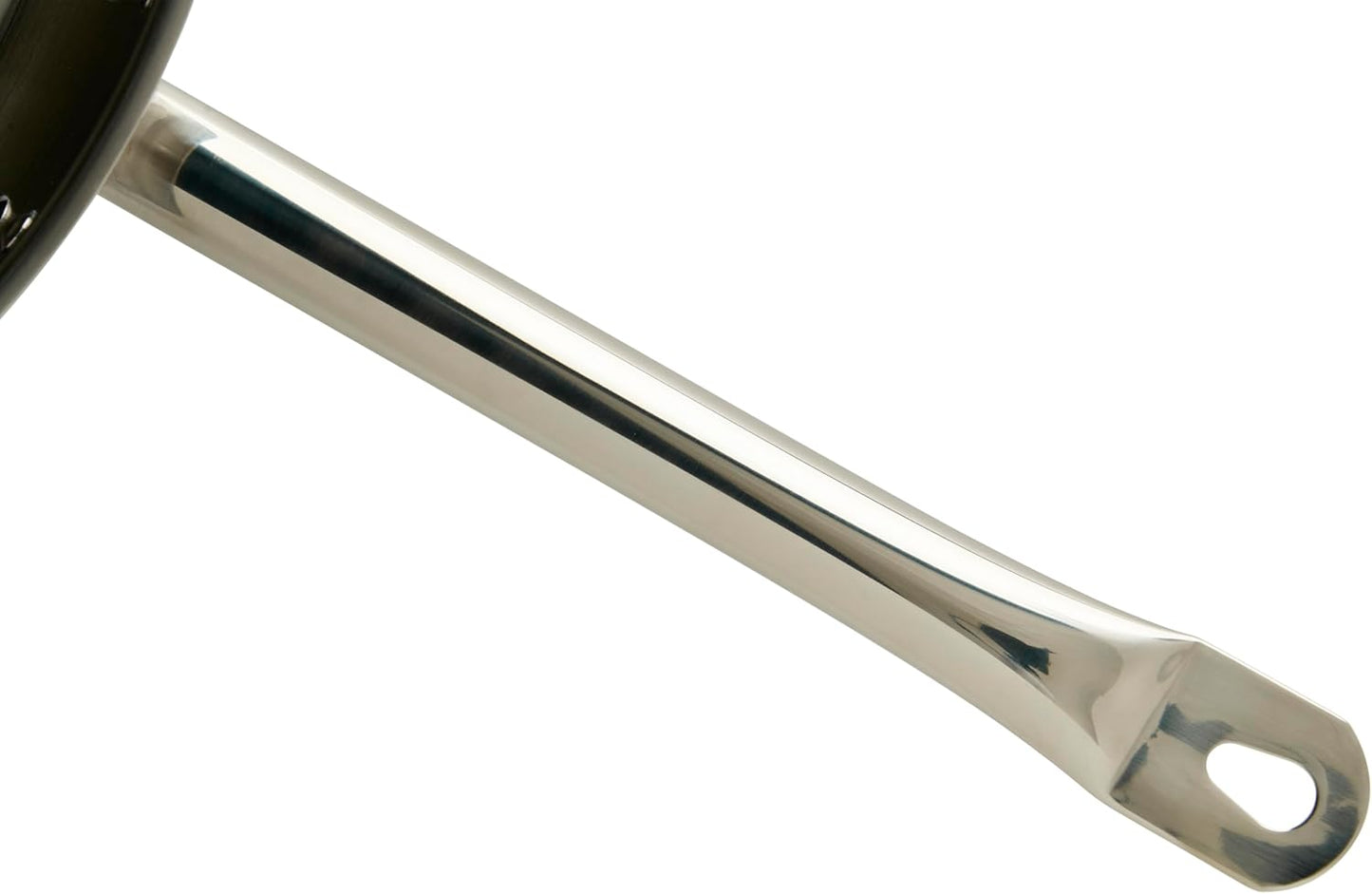 Winco Commercial-Grade Stainless Steel Fry Pan with Helper Handle, Natural Finish, 12"