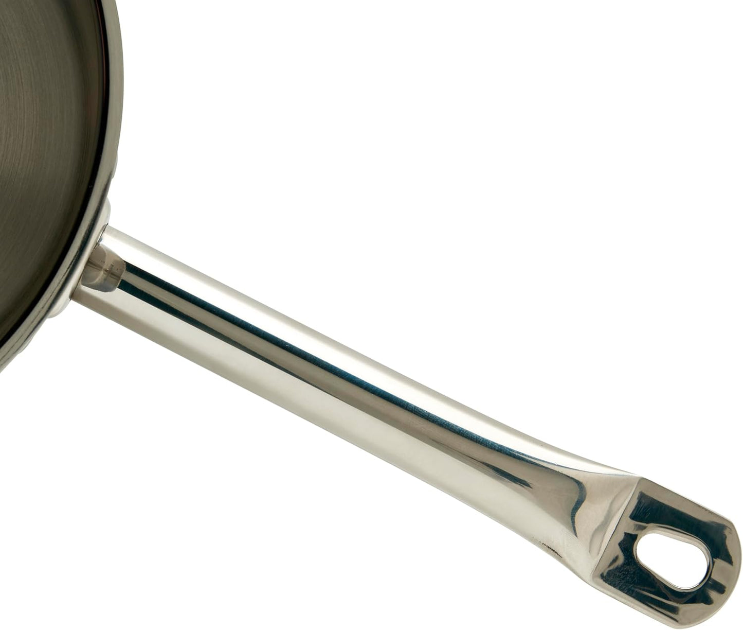 Winco Heavy-Duty Stainless Steel Sauce Pan with Cover, 3.5 Quart