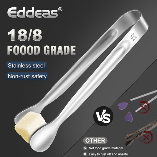 12 PCS Mini Serving Tongs, 6 Inch Small Sugar Tongs, Stainless steel Small Kitchen Tiny Food Tongs for Serving Food, Coffee Bar, Tea Party, Desserts Party and Ice Bucket