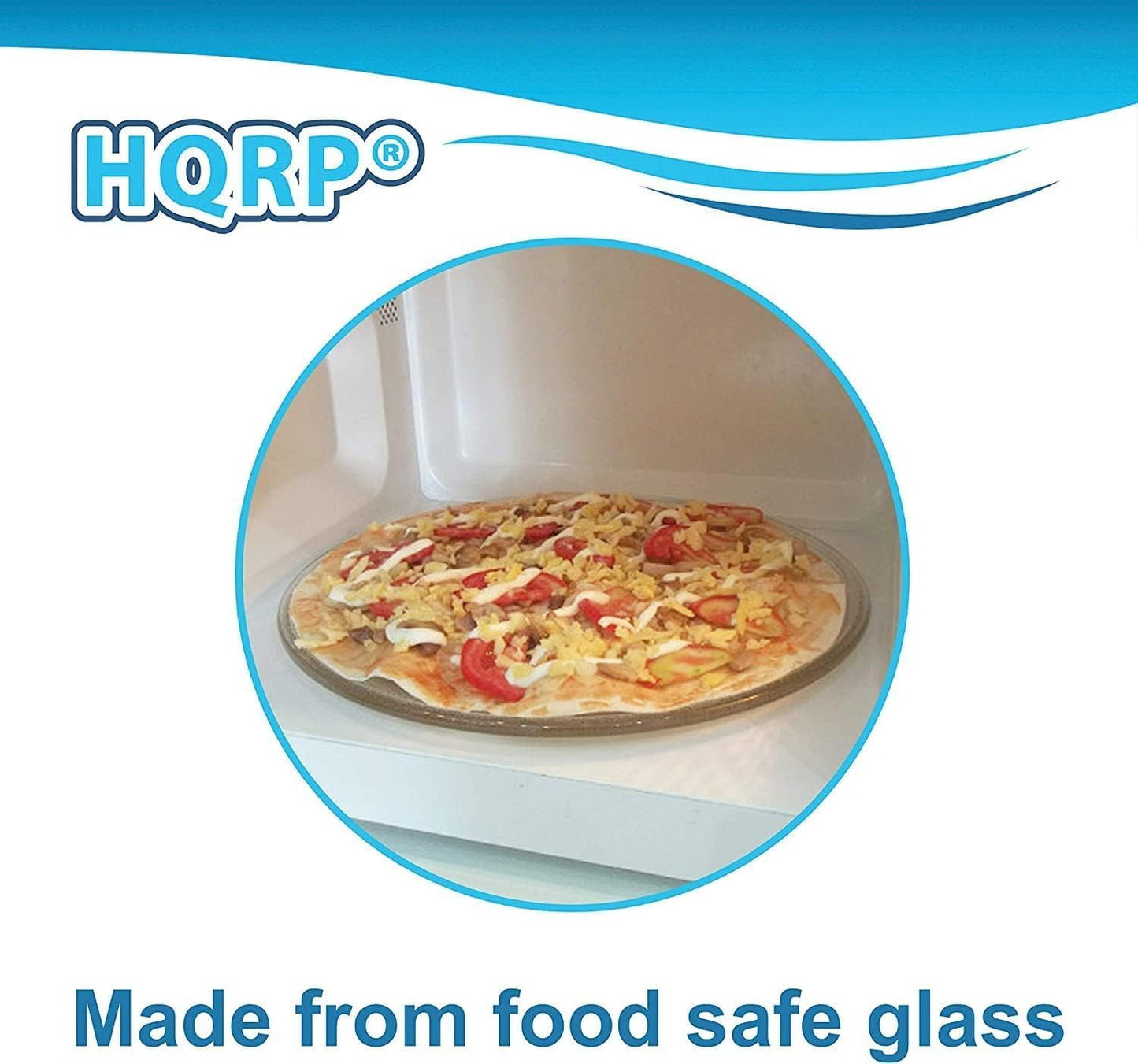 HQRP 10" Glass Turntable Tray for Microwave Oven Cooking Plate, 10 inch