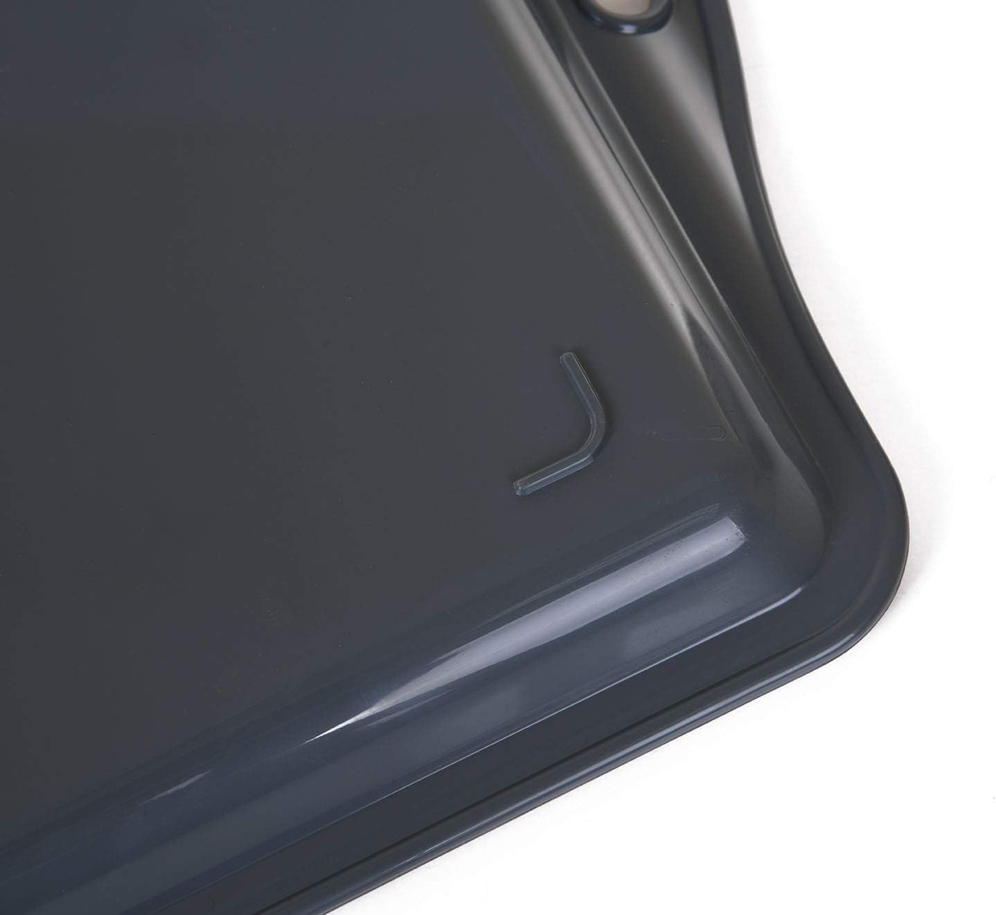 Mintra Home Durable Serving Tray (6pk, Dark Grey)