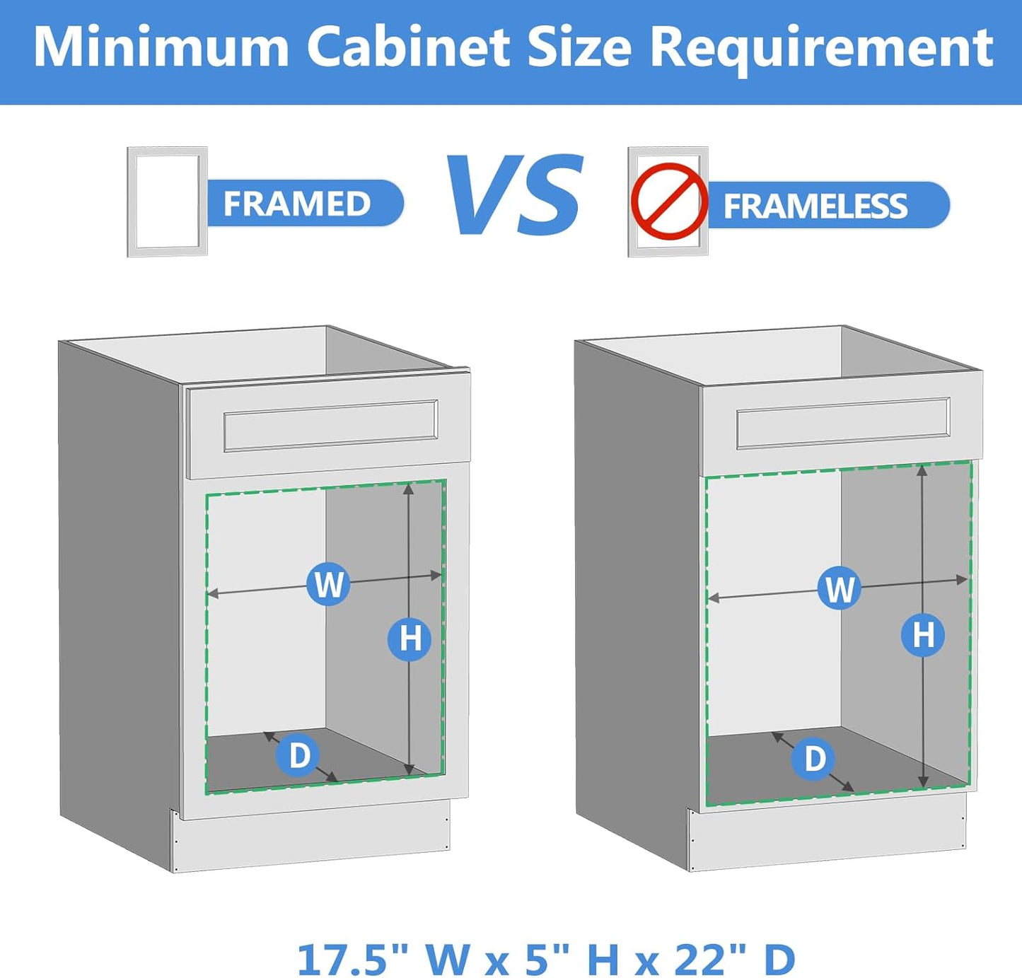 ROOMTEC Pull Out Cabinet Organizer with Soft Close, 16-1/2" W x 21" D, Pull Out Cabinet Drawer for Kitchen cabinets, Pull Out Cabinet Shelf, Finished, Bottom Assembly