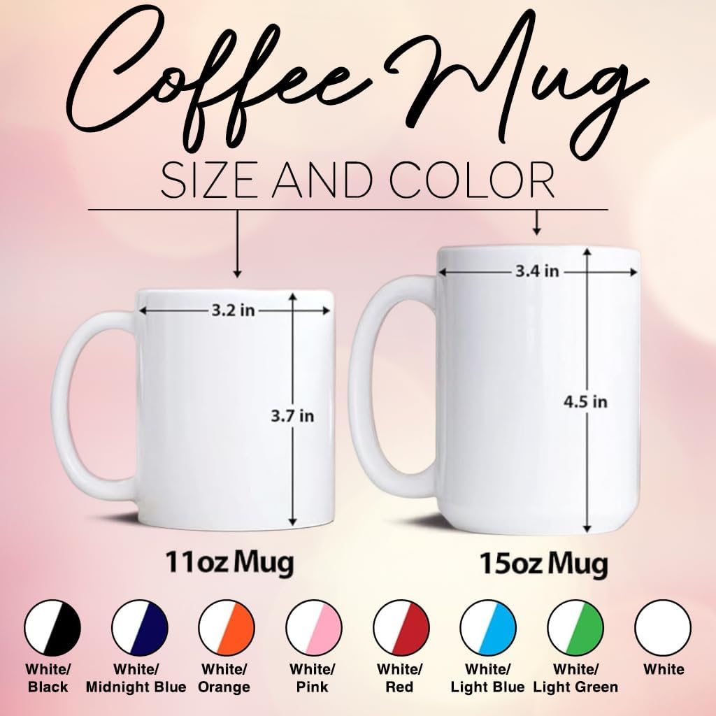 Horse Lover’s Custom Ceramic Mug 11oz 15oz - Personalized Name Animal Coffee Cup with Floral Horse Art - Unique Equestrian Coffee and Tea Cup