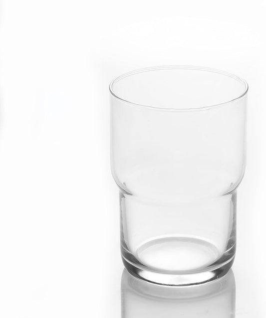 LEMONSODA Stackable Iced Coffee Glasses Set of 6, 48-15 and 21oz Drinking Glasses for Lattes, Tea, Coffee, and Water (15oz, Set of 48)(2094)