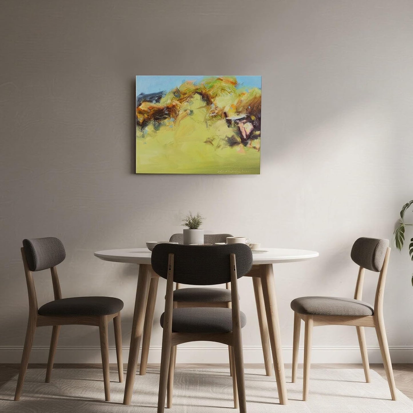 Gloliv Canvas Wall Art – Abstract Wall Decor Painting, Artist-Authorized Reproduction Canvas Prints, Modern Wall Art Decor for Living Room, Bedroom, or Office 23"x20"