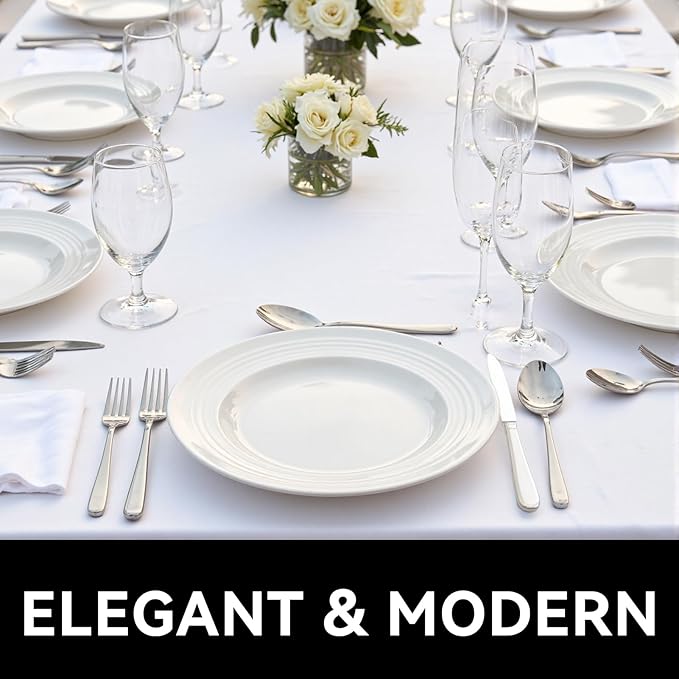 49-Piece Stainless Steel Silverware Set with Cutlery Organizer, Service for 8 with Steak Knives and Kitchen Utensils