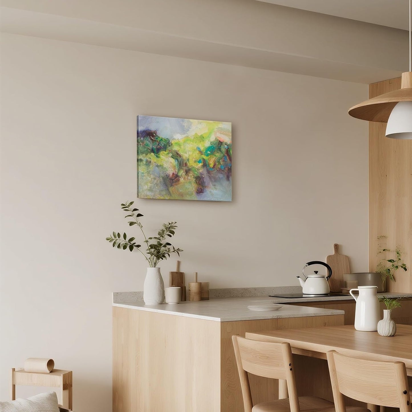 Gloliv Canvas Wall Art – Abstract Wall Decor Painting, Artist-Authorized Reproduction Canvas Prints, Modern Wall Art Decor for Living Room, Bedroom, or Office 16"x12"