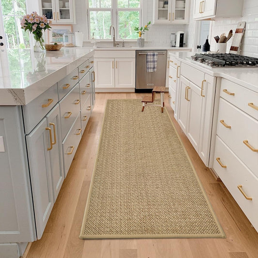 Artoid Mode Non Skid Kitchen Rugs and Mats, Absorbent Washable Doormat for Kitchen Floor in Front of Sink 17x60 Inch