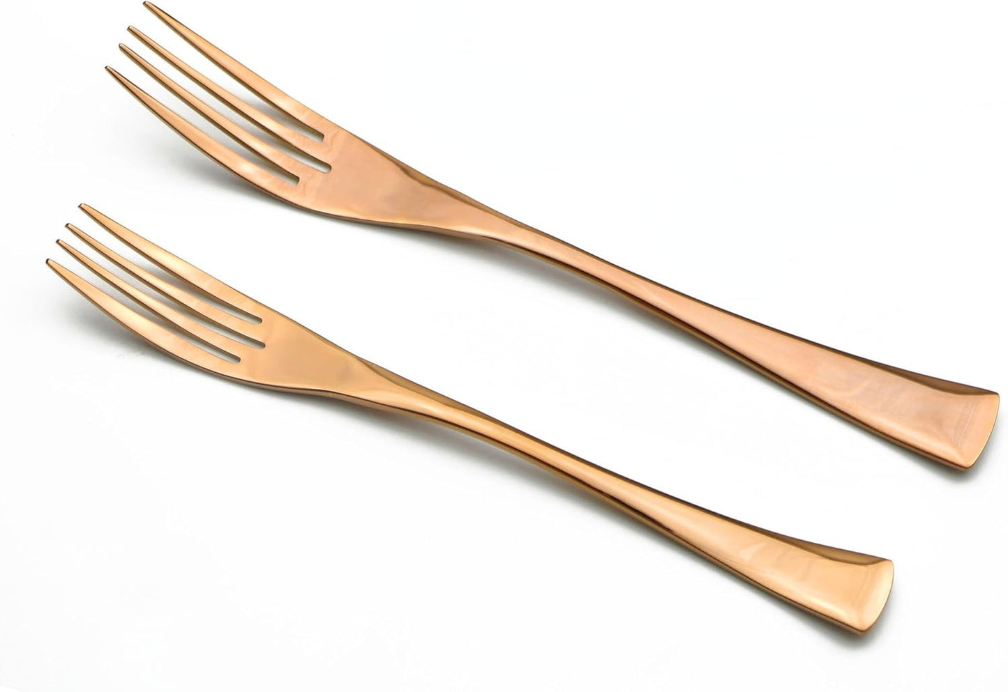 20-Piece 18/10 Stainless Steel Rose Gold Flatware Set, Serive for 4