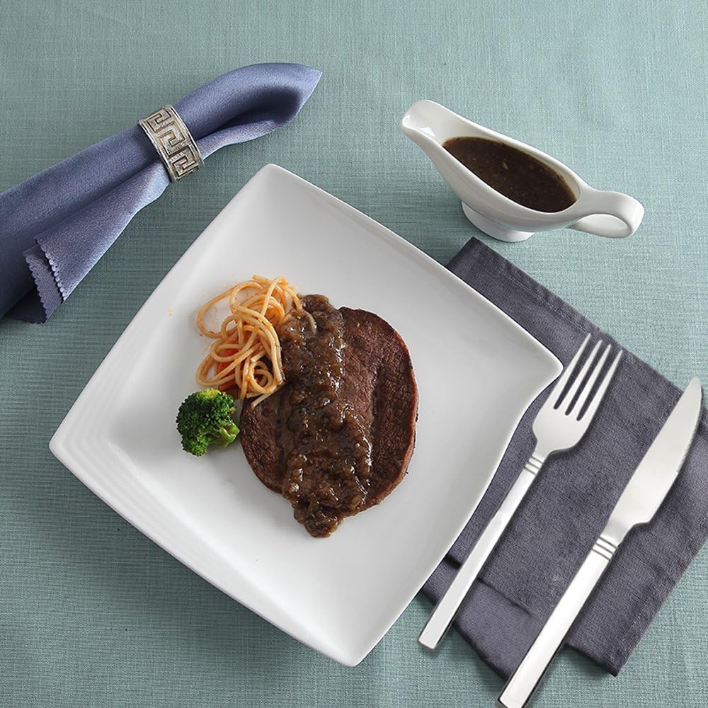 30-Piece Flatware Set Knife Fork Spoon Stainless Steel Silverware Cutlery Service for 6