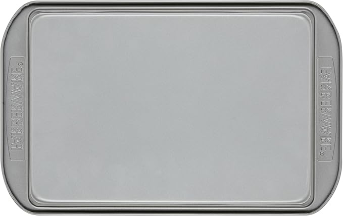 Farberware Nonstick Bakeware Baking Pan With Lid / Nonstick Cake Pan With Lid, Rectangle - 9 Inch x 13 Inch, Gray