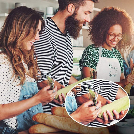 Aniso Kitchen vegetable peeler Stainless steel rotary peeler for vegetable and carrot fruit,with ergonomic safety and control handle-Dishwasher Safety