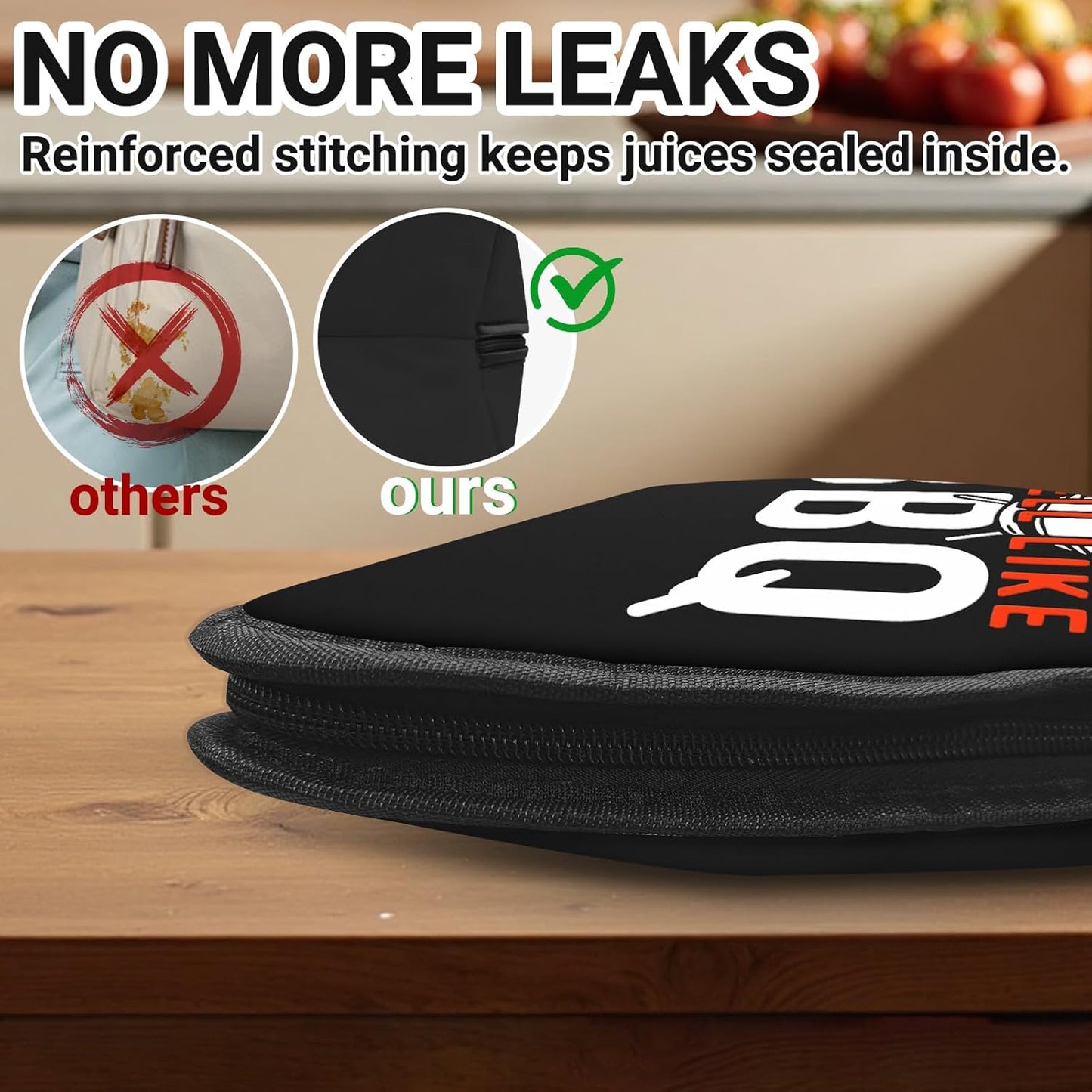 21in Brisket Blanket & Meat Resting Bag – Insulated BBQ Blanket for Resting Meat | Heavy-Duty Smoker Accessory for Brisket, Pork Shoulder, Smoked Turkey | BBQ Gifts for Men & Meat Lovers