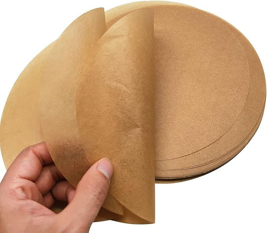 150 Sheets Round Baking Parchment Paper, 6, 8, 10 Inch Non-Stick Cake Pan Parchment Liner for Baking, Grilling and Steaming Bread