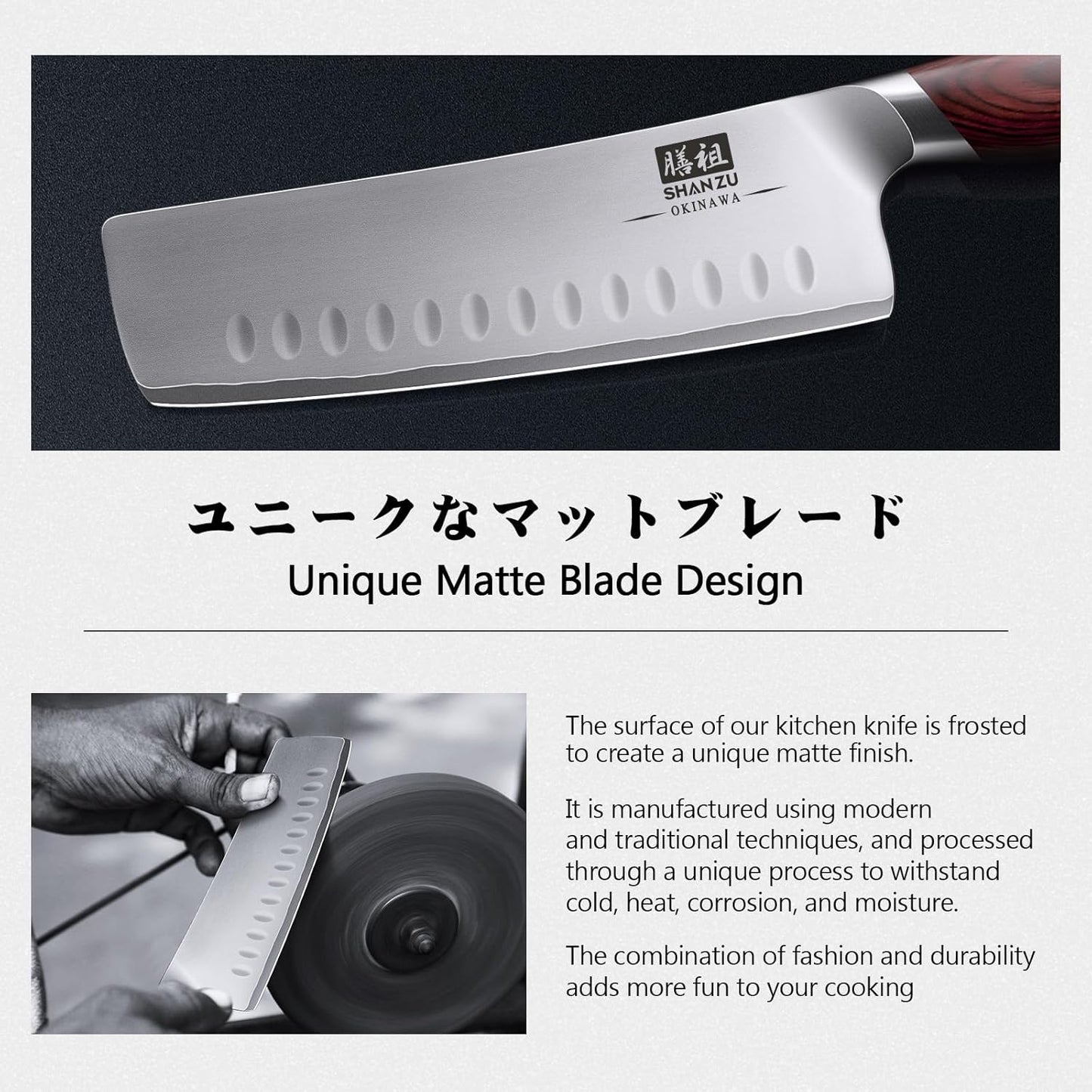 7 Inch Nakiri Knife, Japanese 10Cr15MoV High Carbon Stainless Steel Chopping Chef Knife, Professional Sharp Multipurpose Asian Kitchen Vegetable Cleaver Knife with Ergonomic Pakkawood Handle