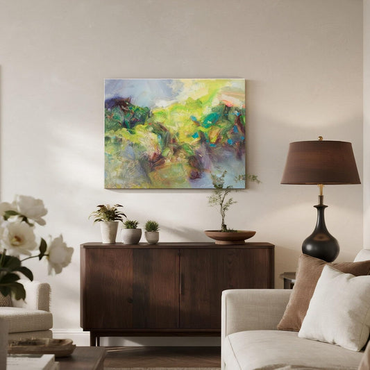 Gloliv Canvas Wall Art – Abstract Wall Decor Painting, Artist-Authorized Reproduction Canvas Prints, Modern Wall Art Decor for Living Room, Bedroom, or Office 23"x20"