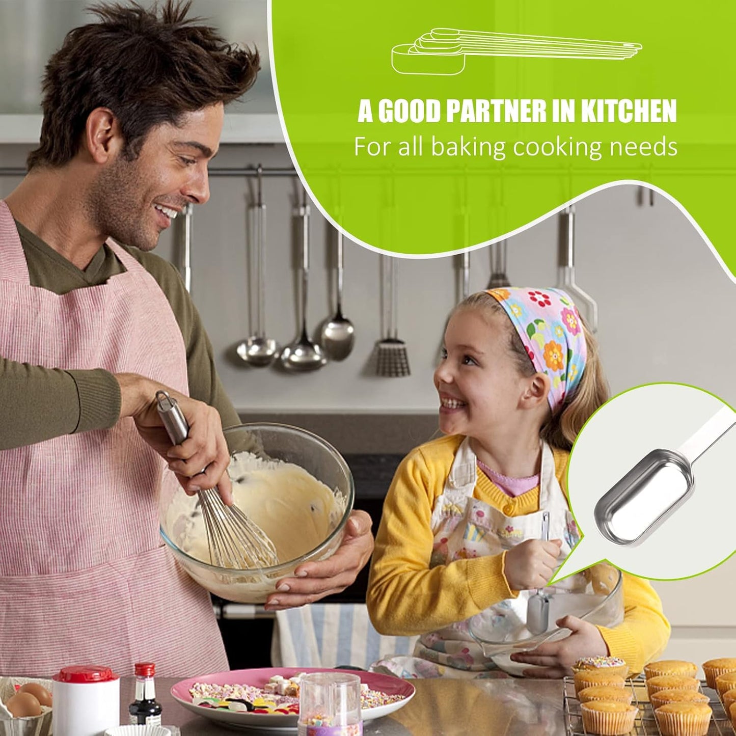 3PCS 1tbsp (3tsp, 15ml, 1/2oz) Single Measuring Spoon, Stainless Steel Long Handle Individual Teaspoons Only