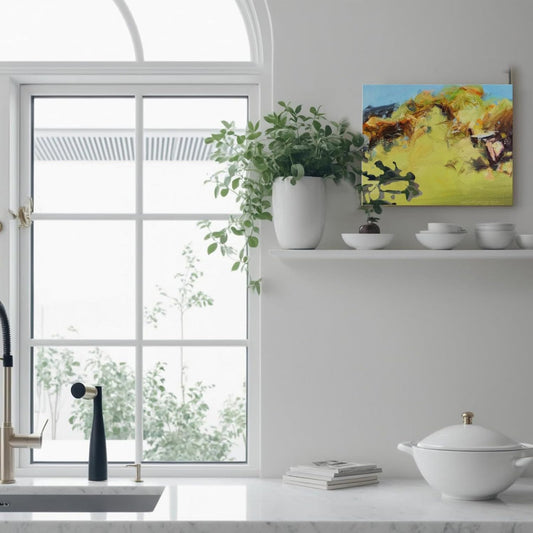 Gloliv Canvas Wall Art – Abstract Wall Decor Painting, Artist-Authorized Reproduction Canvas Prints, Modern Wall Art Decor for Living Room, Bedroom, or Office 14"x11"