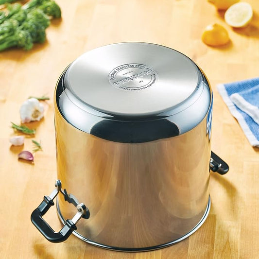 Farberware Classic Series 11 Quart Stockpot with Glass Lid