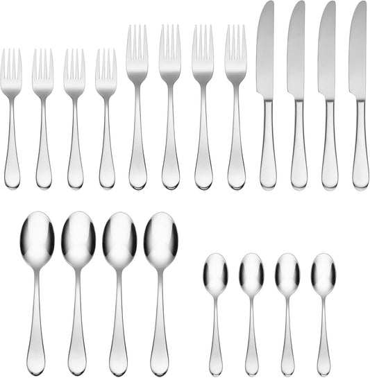 Oneida Icarus 20 Piece Flatware Set, Service For 4
