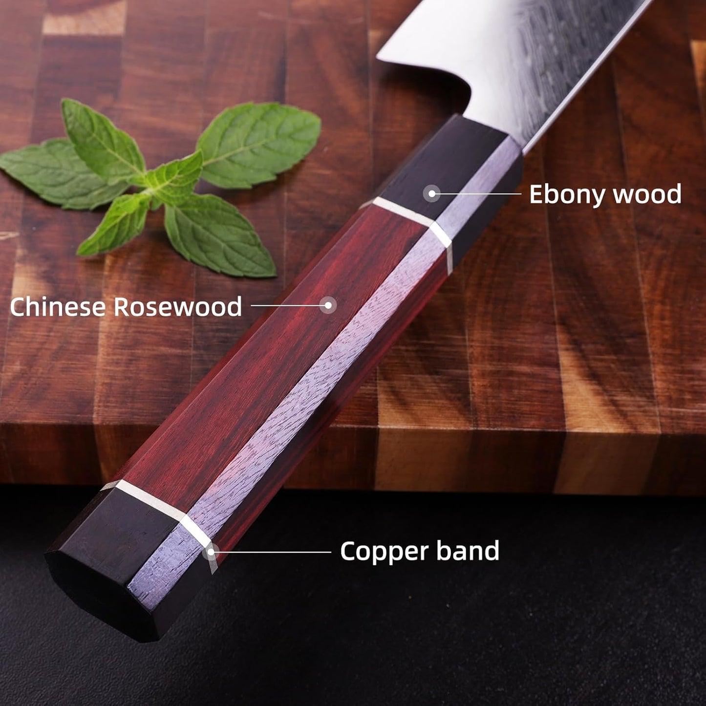 FINDKING 5 Inch Damascus Paring Knife, Compact and Versatile Blade for Fruit and Small Kitchen Cutting, Versatile Utility Pairing Knife, Portable for Travel, Picnic and Bar Use (Samurai Series)