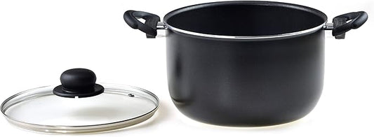RAVELLI Italia Linea 30 Non Stick Stock Pot with Glass Lid (3.2 Quart)
