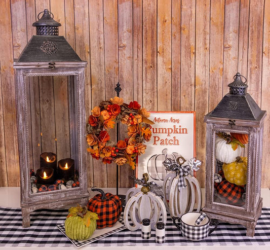 Boston International Ceramic Bowl and Stainless Steel Spreader, 4.75 x 2.75-Inches, Black & White Check