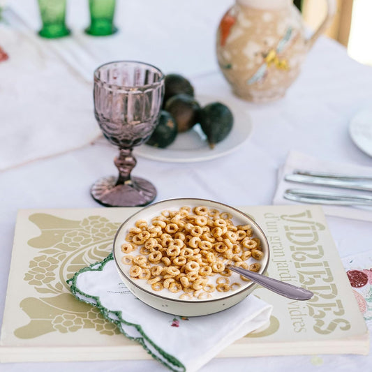 Esfour Premium Porcelain Bowl Collection | Durable, Microwave & Dishwasher Safe | Ideal for Cereal, Pasta, Salad & Desserts (Classic Assorted Color, Cereal Bowl 4pcs)