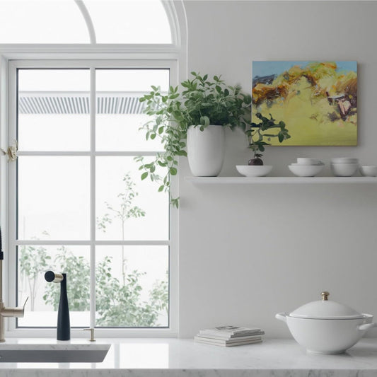 Gloliv Canvas Wall Art – Abstract Wall Decor Painting, Artist-Authorized Reproduction Canvas Prints, Modern Wall Art Decor for Living Room, Bedroom, or Office 10"x8"