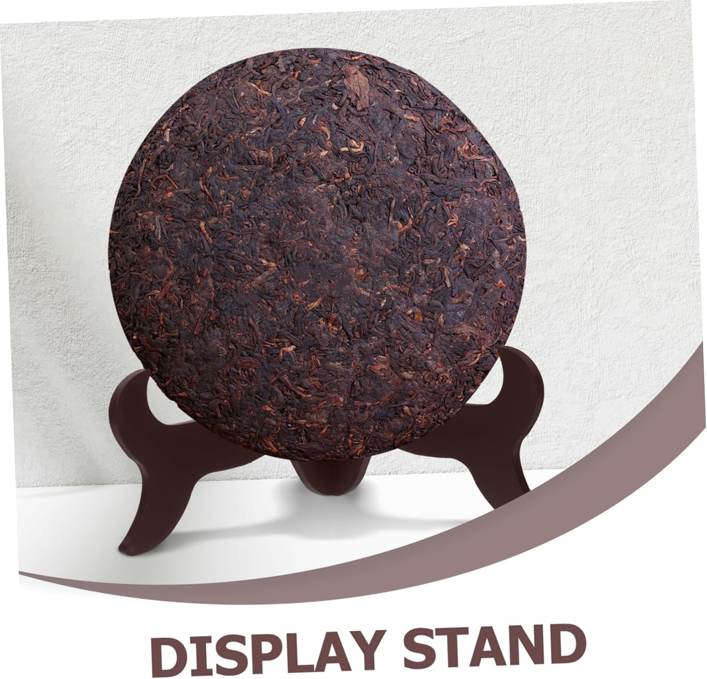 Gatuida Wooden Display Stand Plate Display Tea Cake Rack Large Plate Stands Wooden Easel for Home Decor