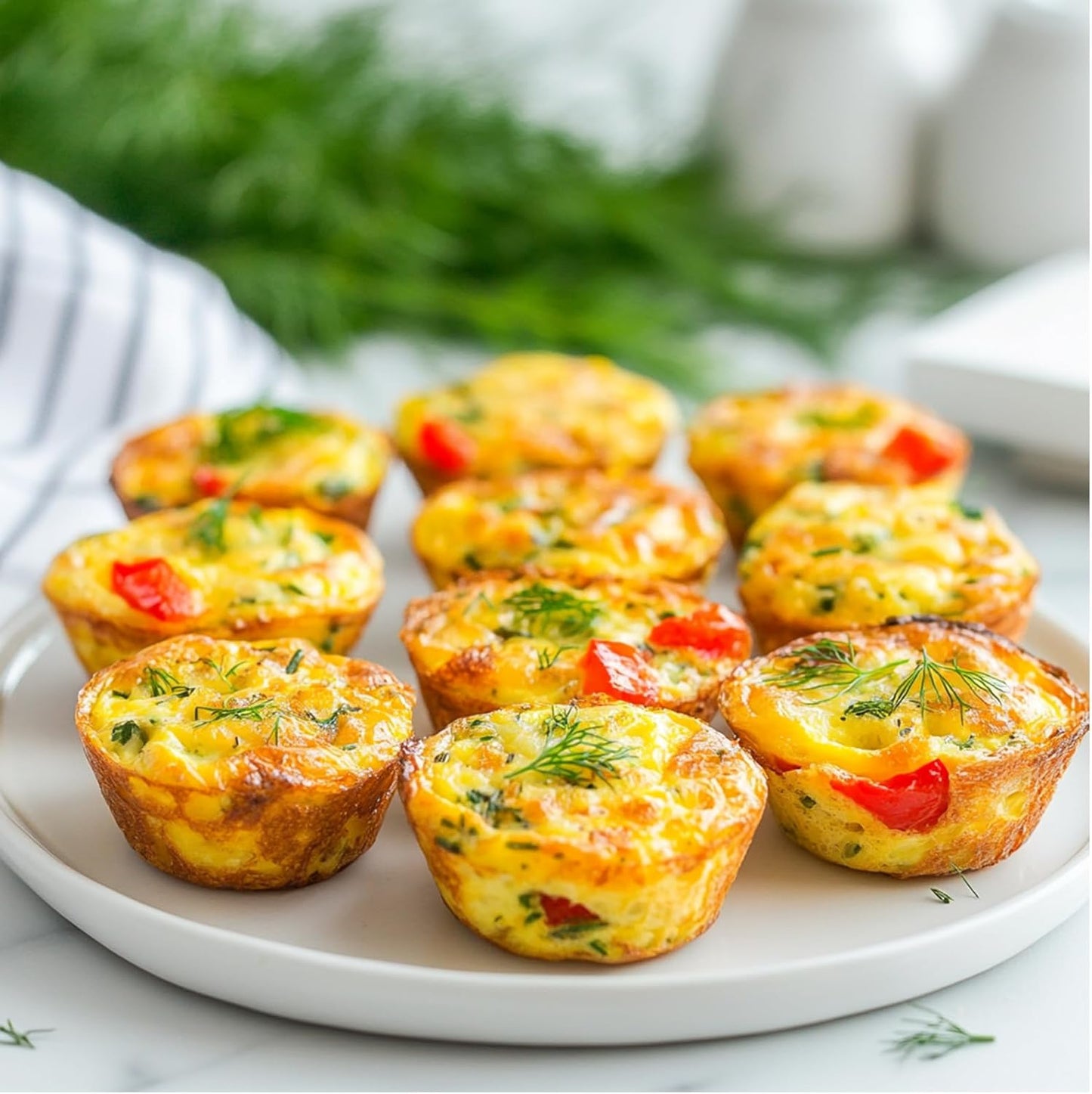 Juome Silicone Egg Bite Molds - 24 Cup Muffin Pans for Baking, Nonstick Cupcake Pan Silicone Mold for Making Tarts, Meatloaf and Mini Cheesecakes