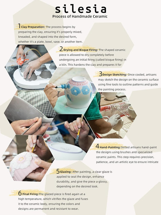 Handmade 7 oz Small Bowls - Ceramic Hand Painted Bowl Great for Ramekins, Dipping, Side Dish, Dessert, Sauce, Ice cream, Appetizer, Sushi in Gift Box, 3.5 inch, Set of 3, Glazed Pink