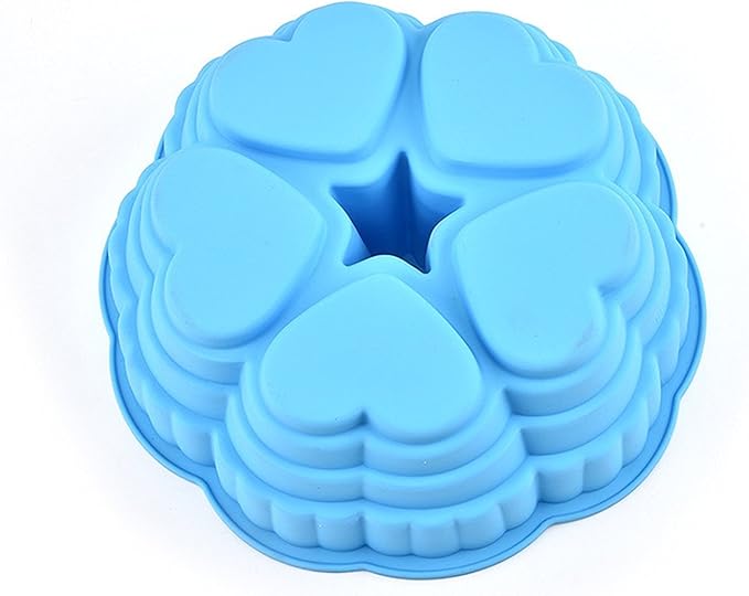FantasyDay 9.5'' Love Heart Cake Mold Silicone Baking Molds Party Cake Bakeware for Your Birthday Dessert, Cake, Bread, Tart, Pie, Flan and More #5
