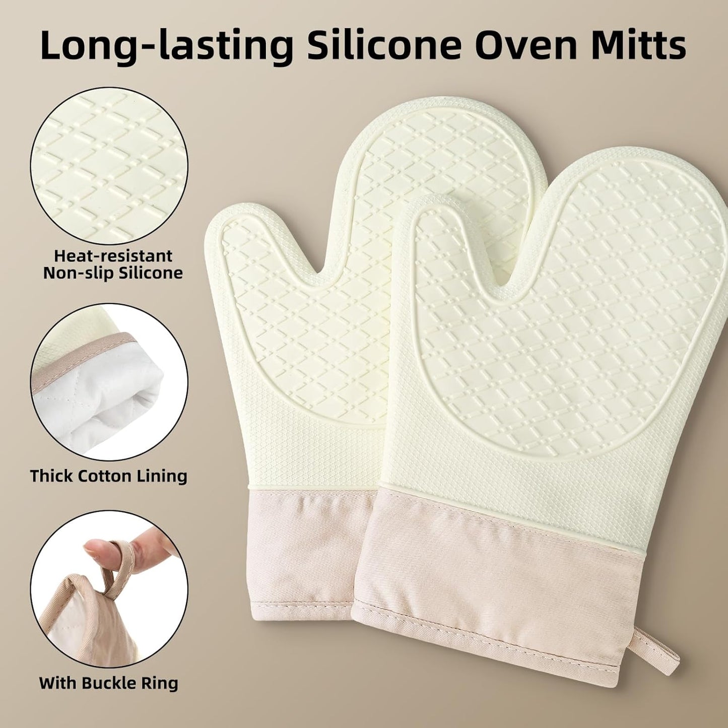 Davivy 5.5QT Cast Iron Sourdough Bread Pan with Silicone Oven Mitts, Enameled Cast Iron Bread Cloche, 10" Round Sourdough Dutch Oven with Lid, Dutch Oven for Sourdough Bread - Gradient Teal