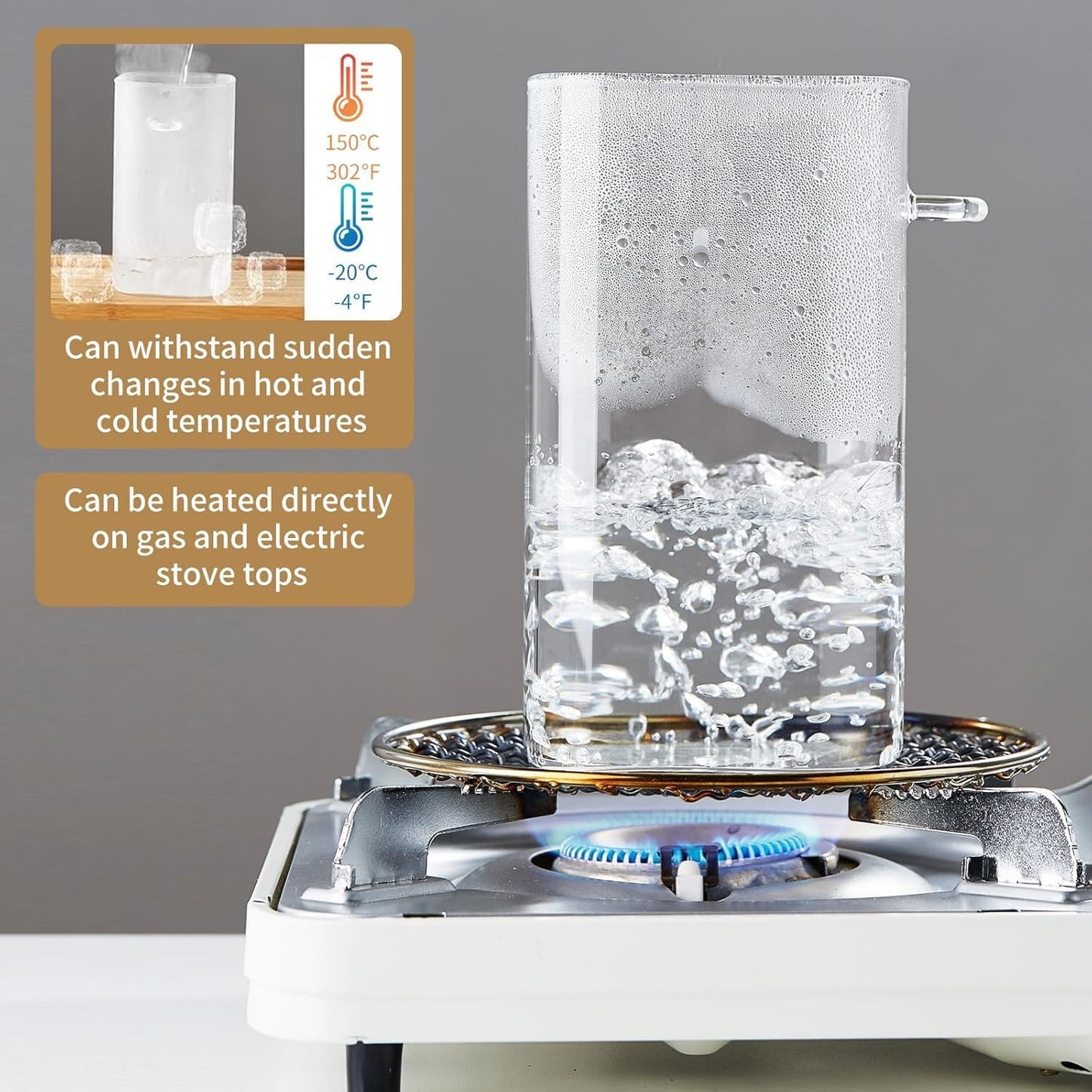 Unbreakable - Glass Jars with Airtight Bamboo Lid and Spoon, 4Pcs 39OZ Overnight Oats Containers, Kitchen Canisters, Glass Food Storage Containers for Coffee Beans, Flour, Sugar, Cookie,Pasta