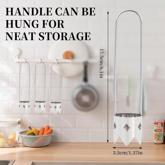 3 PCS Bell Pepper Corer, Multifunctional Fruit and Vegetable Core Remover, Stainless Steel Apple Corer Remover, Reusable Kitchen Gadget, Easy to Clean