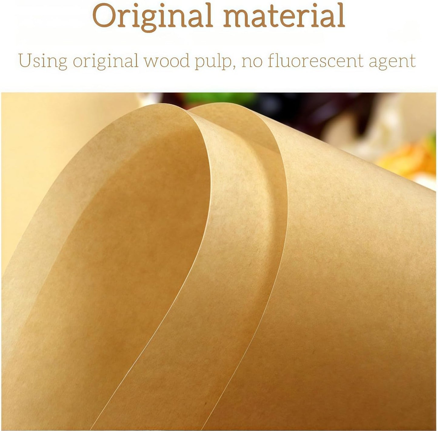 200 Pcs Parchment Paper 16"x12"- Non-Stick Precut Baking Sheets for Air Fryer, Oven & Half Sheet Pans, Unbleached High Heat Parchment Paper for Baking, Grilling