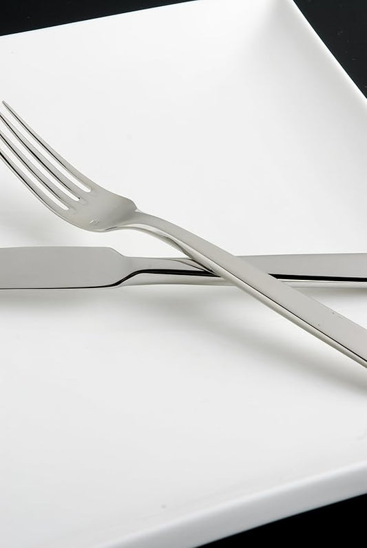 Fortessa Spada 18/10 Stainless Steel Flatware, 5 Piece Place Setting, Service for 1