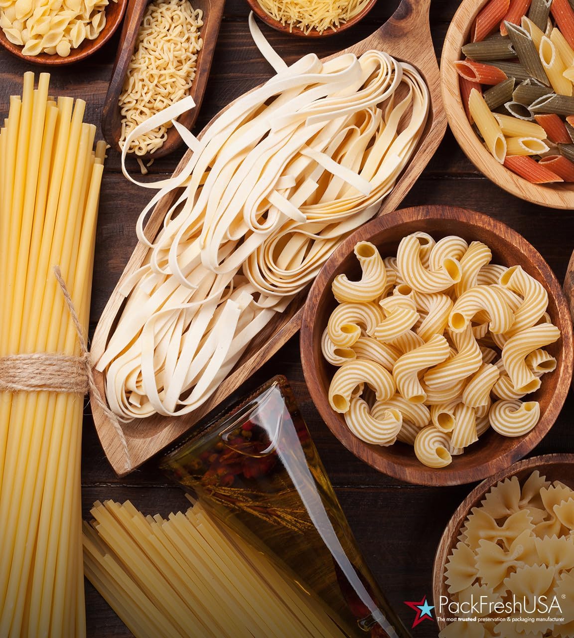 PackFreshUSA: 7 Mil - Pint Seal-Top Stand Up Mylar Bags - 100cc Oxygen Absorbers - Heat Seal - Long-Term Food Storage - 100 Pack