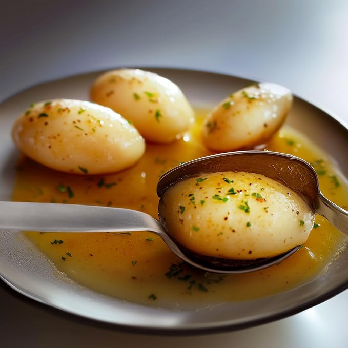 Chef Kunz Spoon | Silver Stainless Steel 2 Tbsp Basting Spoon, 9 Inch Solid Sauce Spoons, Big Serving Spoons Stainless Steel, Plating & Quenelle & Cooking