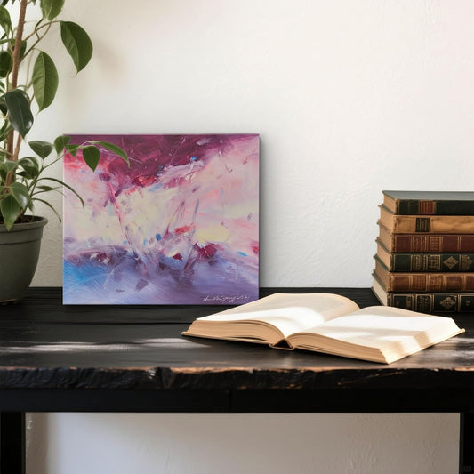 Gloliv Canvas Wall Art – Abstract Wall Decor Painting, Artist-Authorized Reproduction Canvas Prints, Modern Wall Art Decor for Living Room, Bedroom, or Office,10"x8"