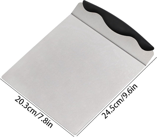 Cake Safe Lifter - 7.8"x9.6" Stainless Steel Pizza Transfer Shovel Square Cake Tray Moving Plate Tool Cookie Spatula HKI7102c