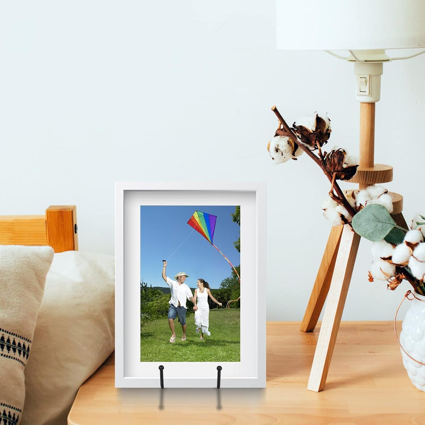 IBosins 5 Pack 8 Inch Plate Holder Display Stands, Large Metal Black Frame Stand for Picture, Book, Photo Easel, Creation, Collectibles