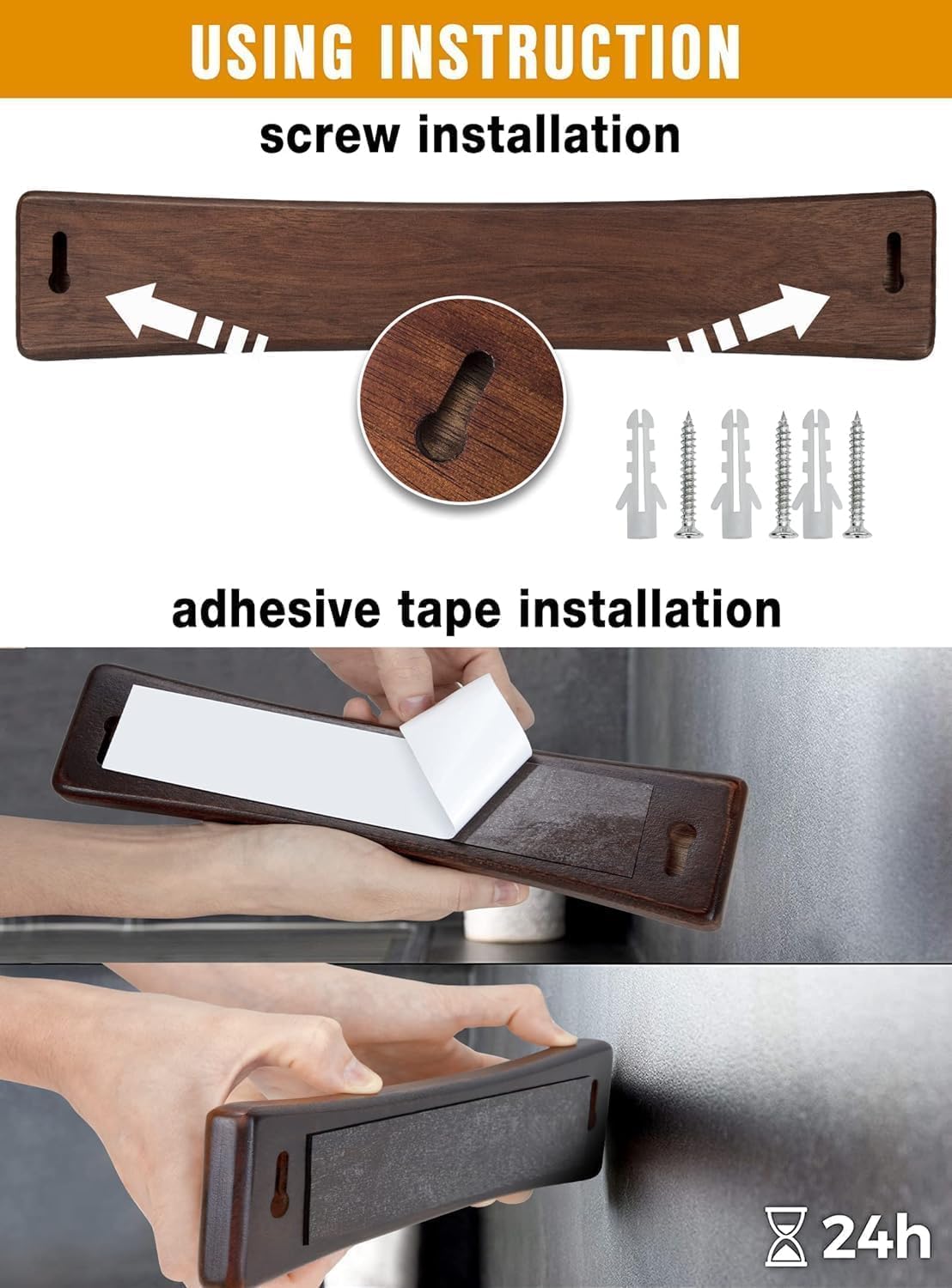 DDF iohEF Knife Set with Knife Strip, 8 Piece Professional Kitchen Knife Set, Japanese High Carbon Stainless Steel Chef Knives Set with Magnetic Knife Holder for Wall