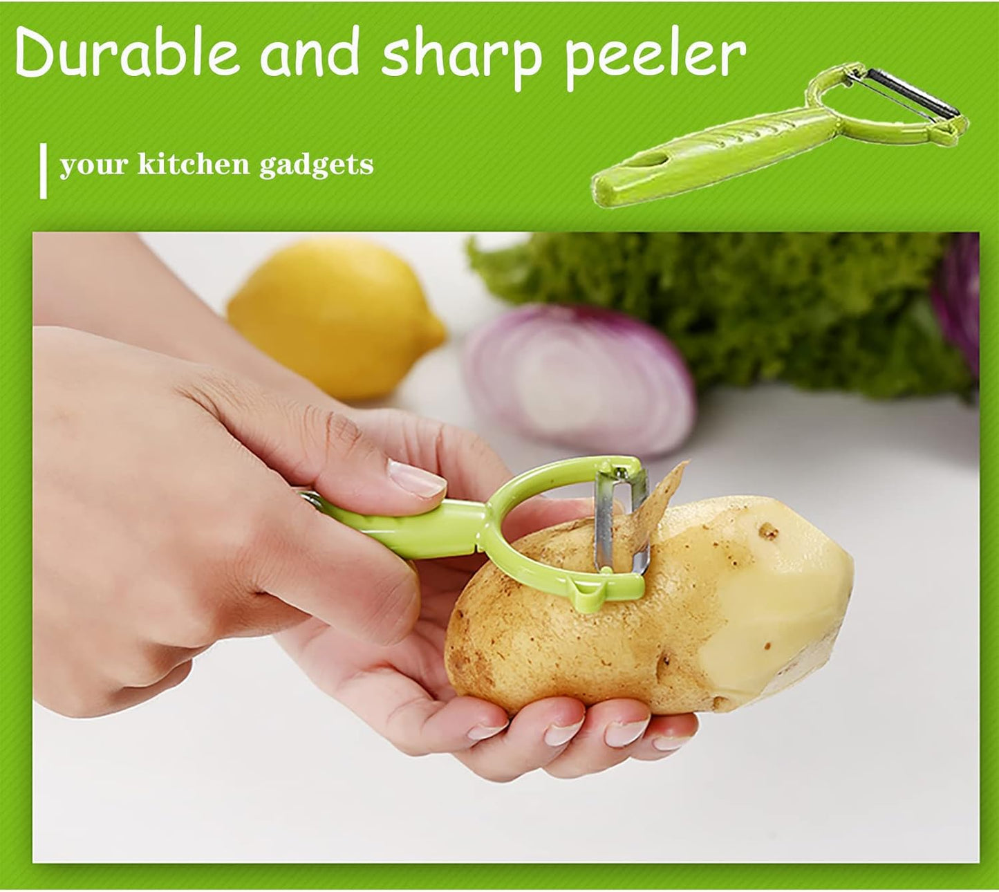 Graters For Kitchen, Cheese Grater with Container, Mandoline Slicer For Kitchen, Vegetable Grater, Carrot Shredder, Julienne Slicer and Peeler, Potato Slicer, Cheese Shredder