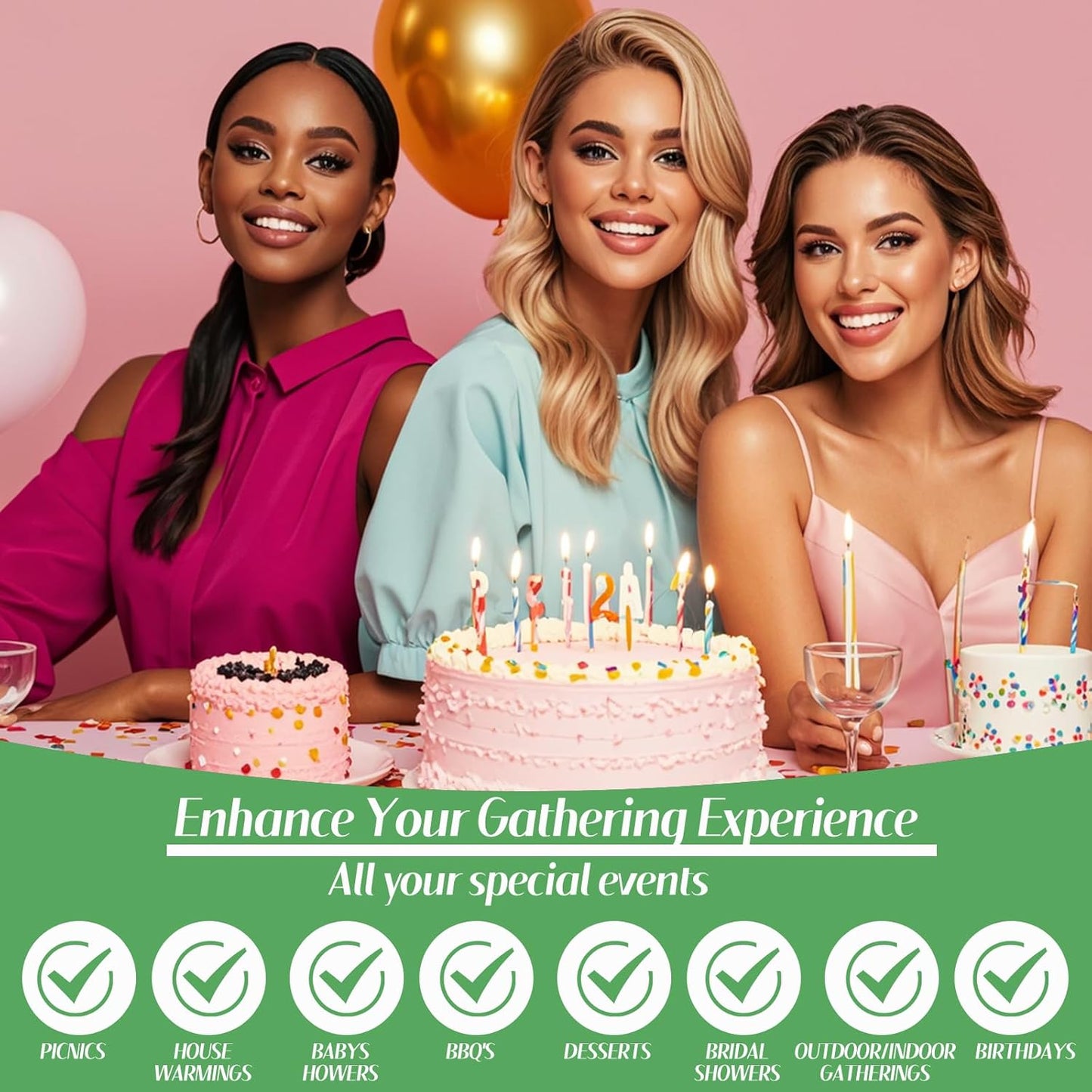 50Pcs Mint Green Paper Plates-7 Inch Solid Color Scalloped Disposable Birthday Dinnerware Set Disposable Dinner Party Supplies for Wedding Baby Shower Table Decor Pininc Fall Party Decor