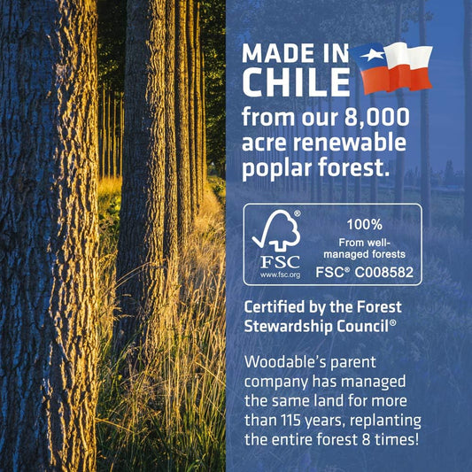 Disposable Wooden Cutlery Set - 100% Home Compostable - 300 Mix (120 Forks, 120 Spoons and 80 Knives) 6.5", Bamboo Utensils Alternative, Eco-Friendly, Organic, Sustainable and Carbon Neutral Certified