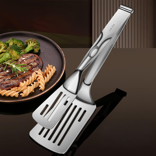 New Kitchen Cooking Tongs, Multifunctional Frying Spatula Features a detachable design, Perfect for Grilling, Cooking, Frying, and Griddling(12.8inch)