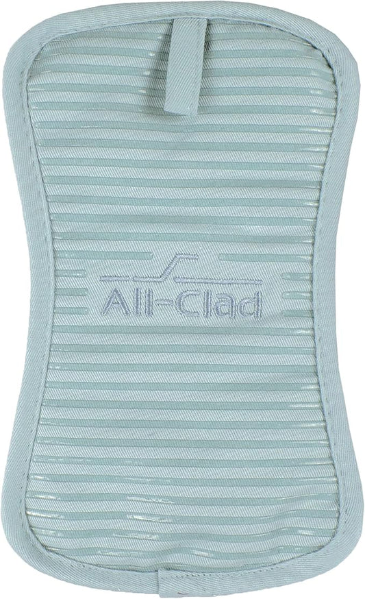 All-Clad Premium Pot Holder & Hot Pad: Heat Resistant up to 500 Degrees - 100% Cotton, 10"x6.25" Hot Pad for Kitchen and Barbeque, 1-Pack, Rainfall