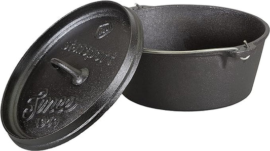Stansport Pre-Seasoned Cast Iron Dutch Oven